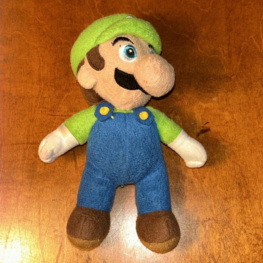 Nintendo Luigi 2012 Mario Brothers With Zipper Pouch 6"